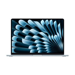 Zeige Details für Apple MacBook Air 15" M4 Himmelblau MC7A4D/A Apple M4 Chip mit 10-Core CPU 10-Core GPU, 16GB RAM, 256GB SSD Bild von Apple MacBook Air 15" M4 Himmelblau MC7A4D/A Apple M4 Chip mit 10-Core CPU 10-Core GPU, 16GB RAM, 256GB SSD