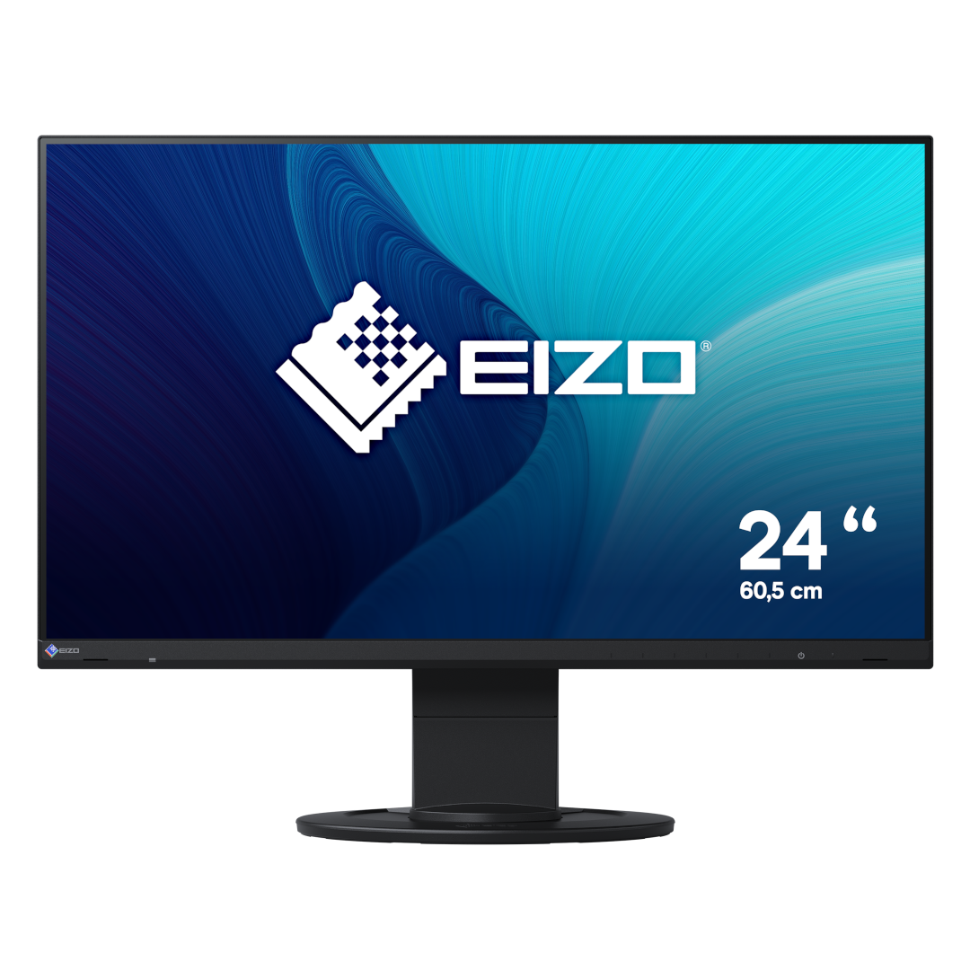 Eizo FlexScan EV2460-BK - LED, IPS-Panel, Höhenverstellung, 5 ms