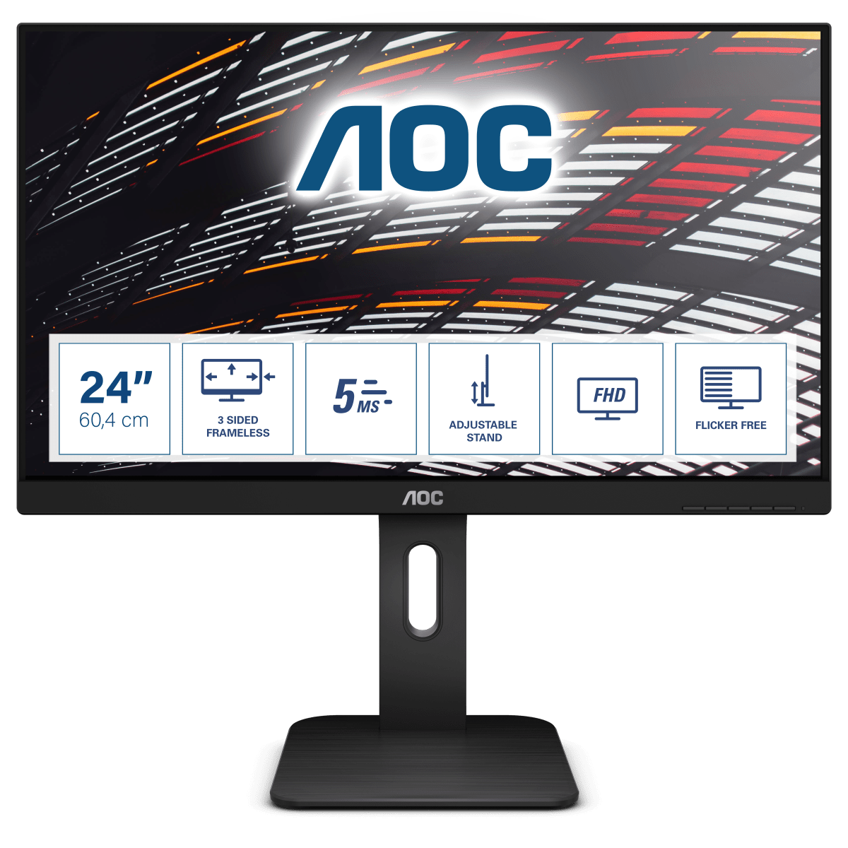 AOC 24P1 Office Monitor - Höhenverstellung