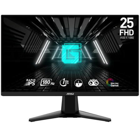 MSI G255FDE Gaming Monitor - Rapid IPS, 180Hz, 1ms (GtG)