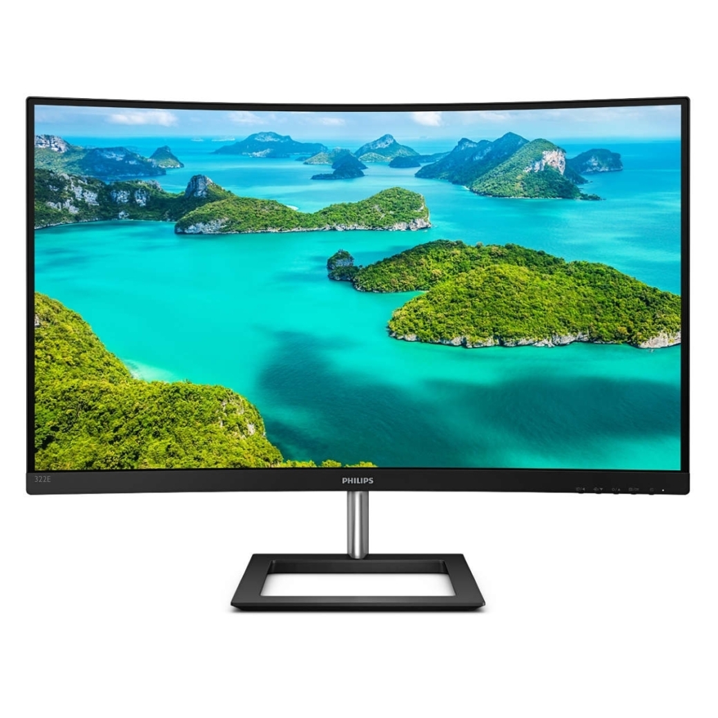 Philips 322E1C Curved Monitor - VA-Panel, Adaptive Sync