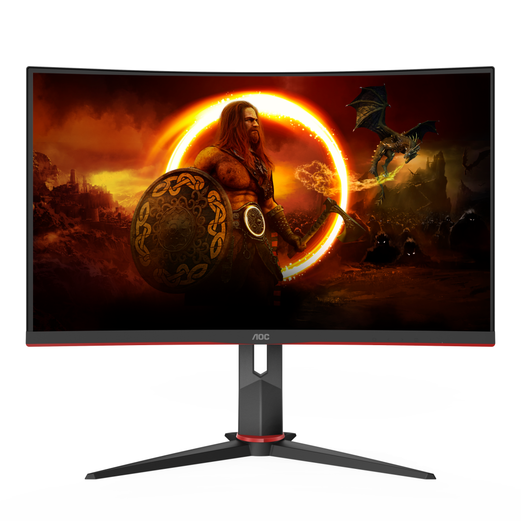 AOC CQ27G2S/BK Gaming Monitor - VA, Curved, QHD, 165 Hz