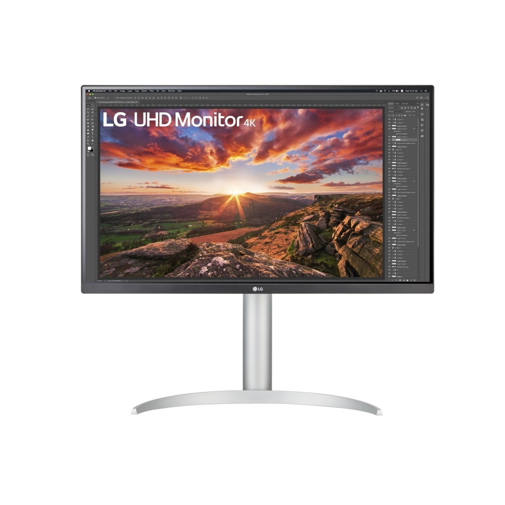 LG 27UP85NP-W - 4K-UHD, IPS, USB-C, AMD FreeSync, HDR 400