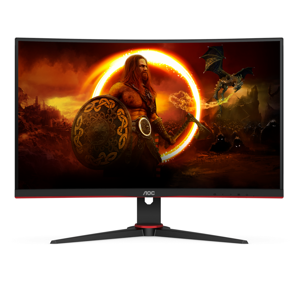 AOC Gaming C27G2E - 27 Zoll Full HD Curved Monitor, 165 Hz,