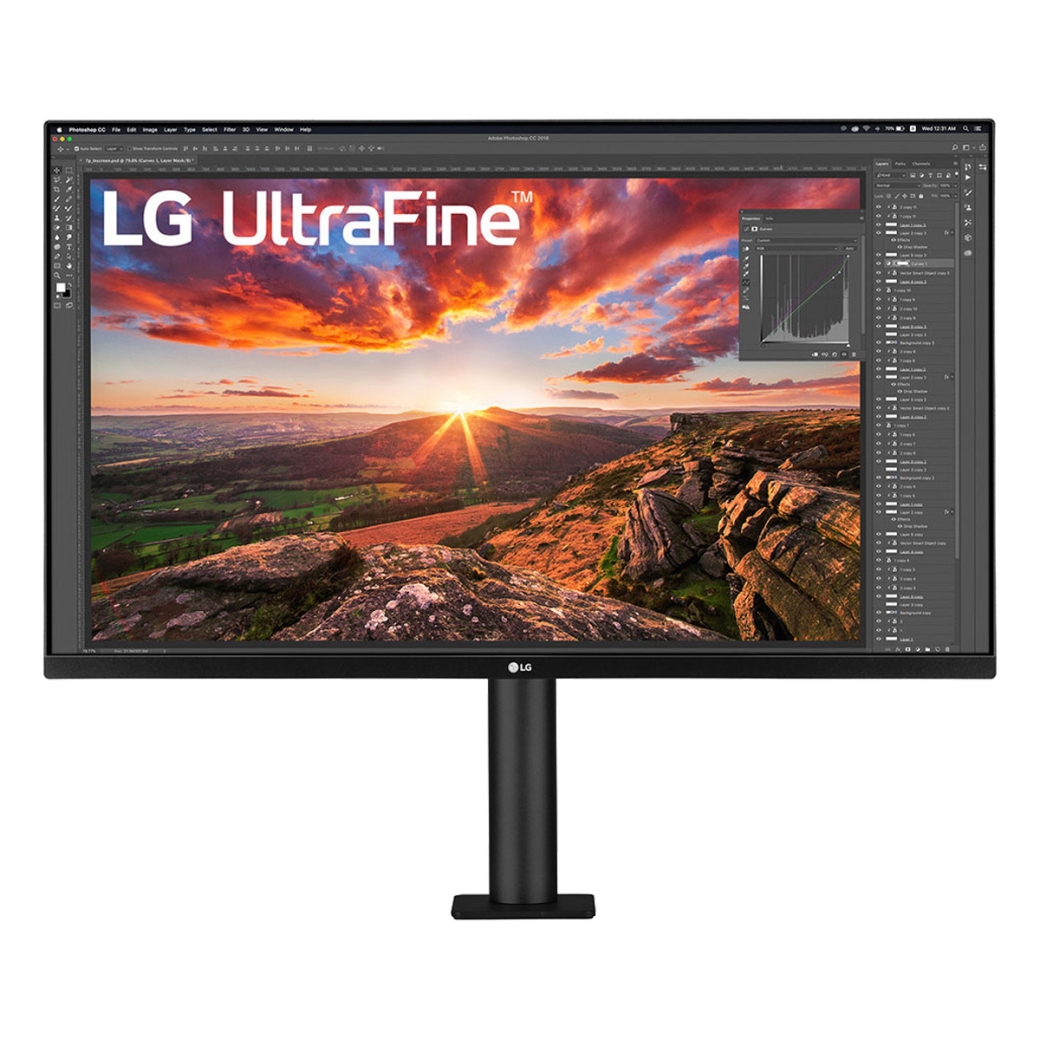 LG 32UN880P-B Ergo Monitor - IPS, UHD, Pivot, Höhenverstellung