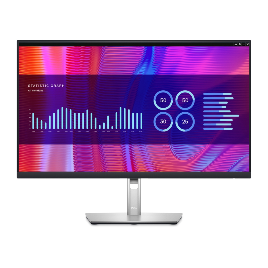 DELL P2723DE Office Monitor - IPS, QHD, Höhenverstellung, USB-C