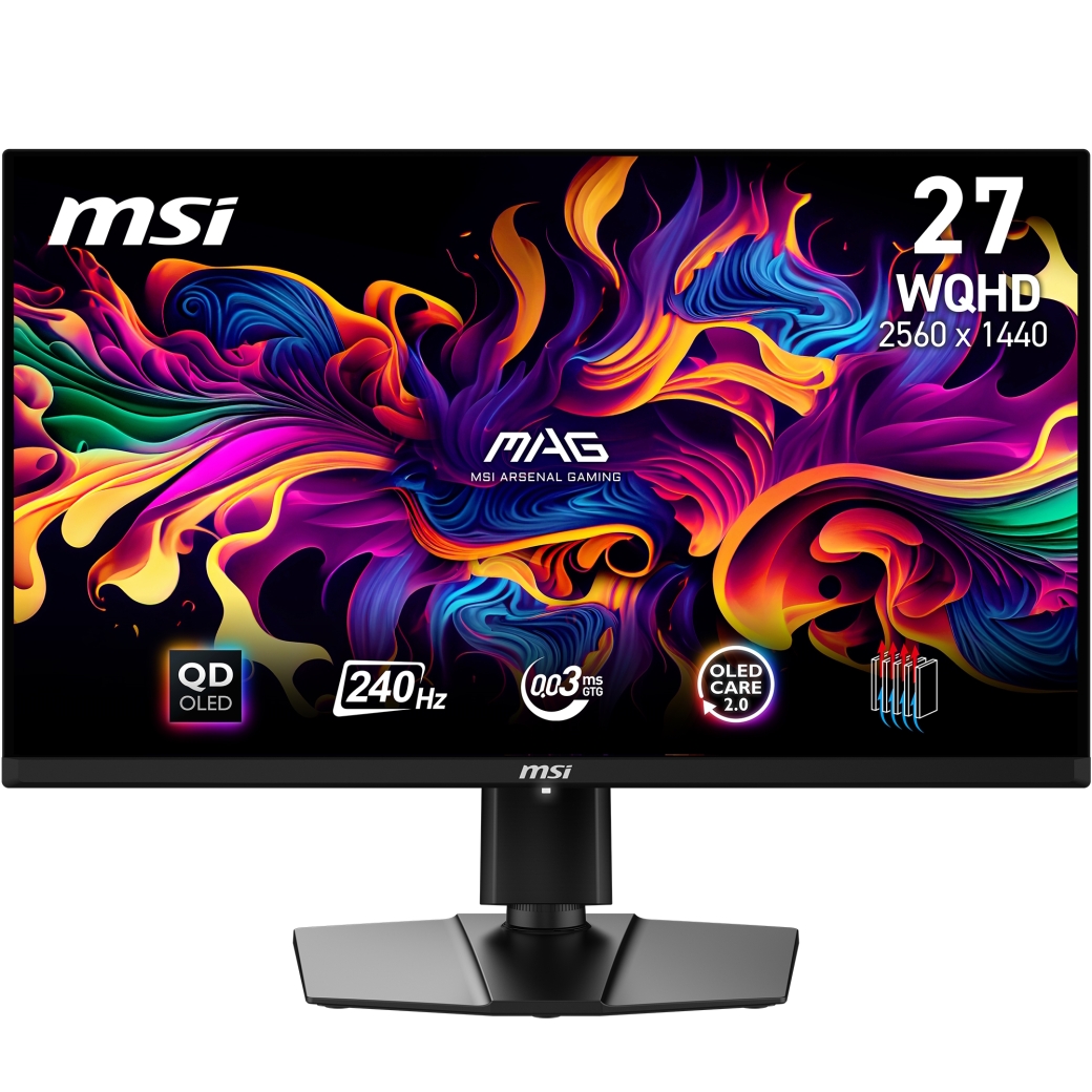 MSI MAG 271QPXDE QD-OLED E2 Gaming Monitor - 240 Hz, 0,03ms GTG