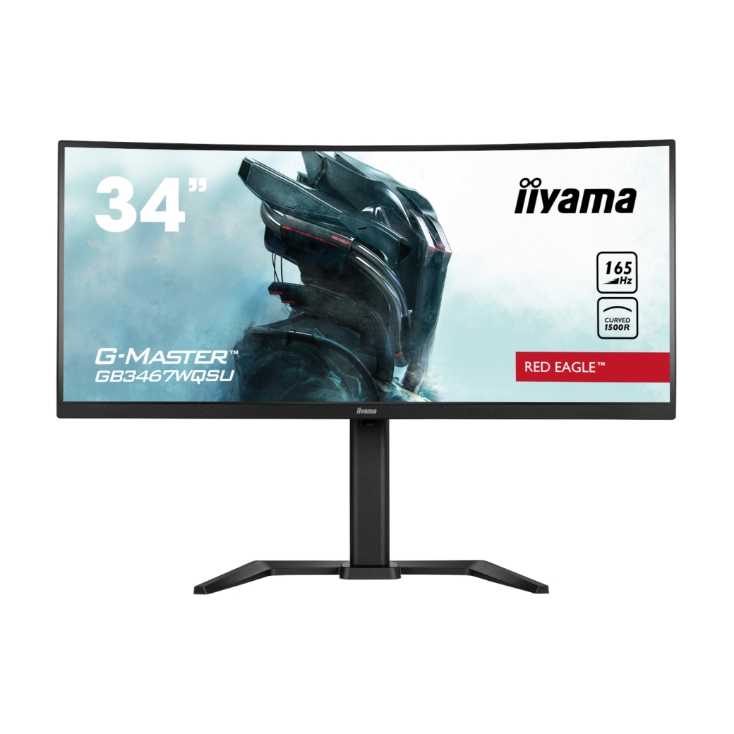 Iiyama G-MASTER GB3467WQSU-B5 Gaming Monitor - 165Hz, USB-Hub