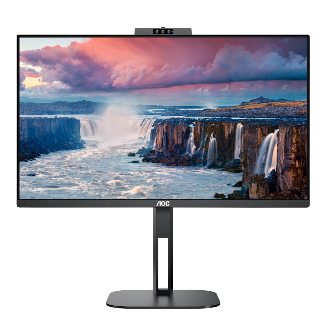 AOC 24V5CW/BK Office Monitor - Webcam, Höhenverstellung, USB-C