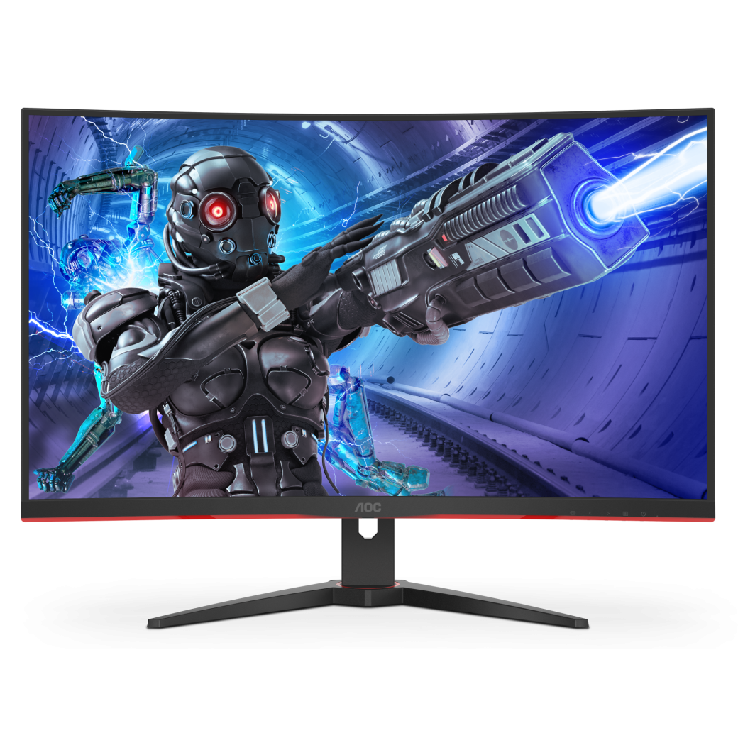 AOC C32G2ZE/BK Gaming Monitor - Curved, 240 Hz, FreeSync Premium