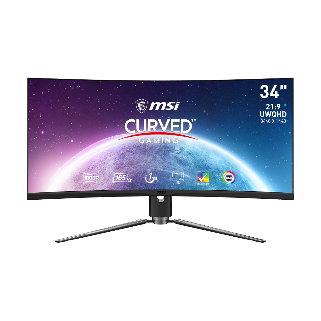 MSI MPG ARTYMIS 343CQRDE Gaming Monitor - Curved, 165Hz