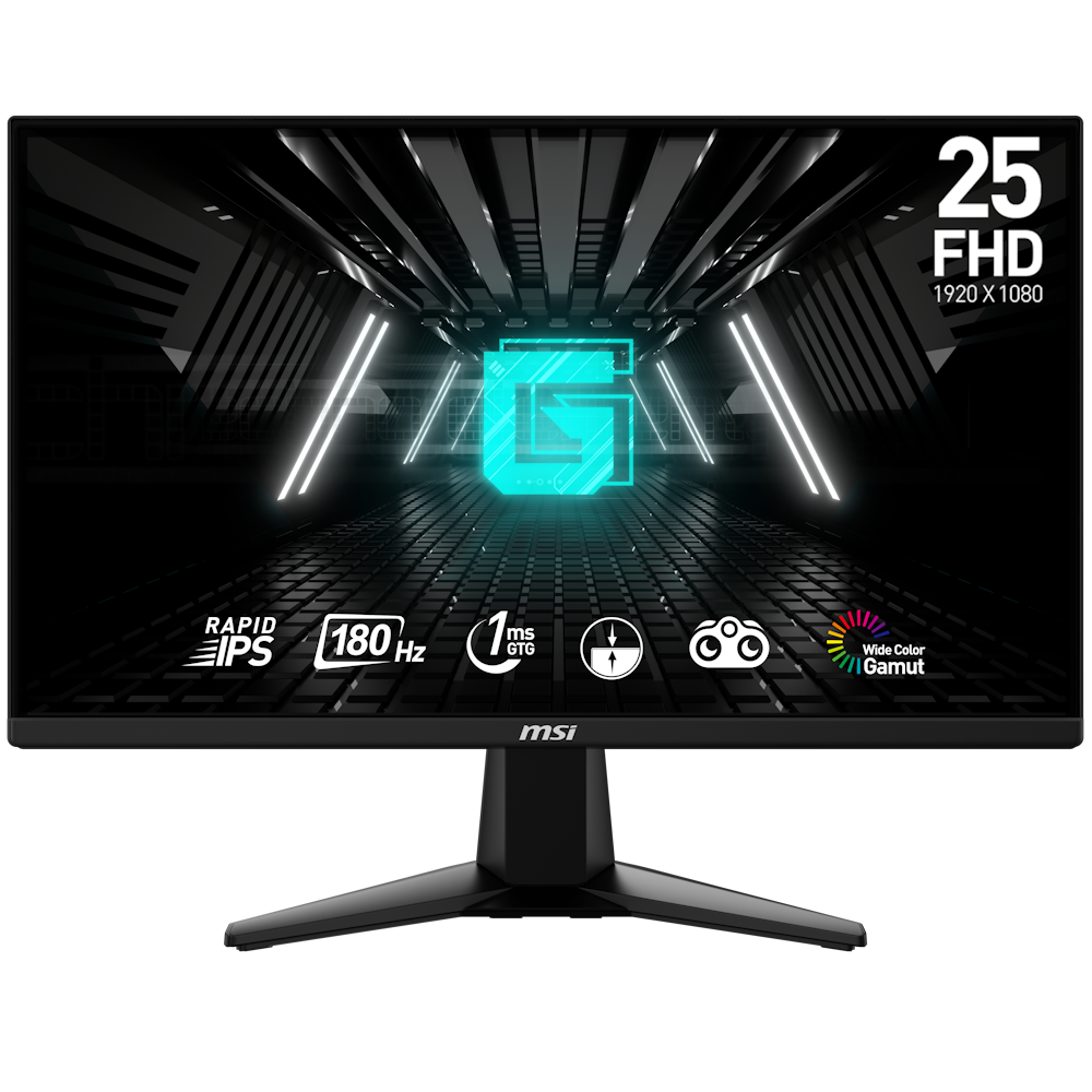 MSI G255FDE Gaming Monitor - Rapid IPS, 180Hz, 1ms (GtG)