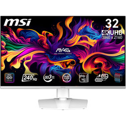 Zeige Details für MSI MPG 321URXWDE QD-OLED Gaming Monitor - 4K UHD, 240Hz, 0,03ms Bild von MSI MPG 321URXWDE QD-OLED Gaming Monitor - 4K UHD, 240Hz, 0,03ms