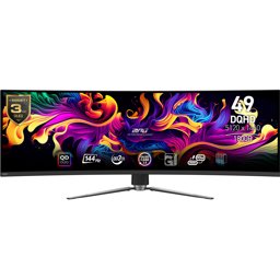 Zeige Details für MSI MPG 491CQPDE QD-OLED Gaming Monitor - 144Hz, 0,03ms GTG MSI OLED Care 2.0, HDMI 2.1 mit 48Gbps Bandbreite, VRR und ALLM Unterstützung Bild von MSI MPG 491CQPDE QD-OLED Gaming Monitor - 144Hz, 0,03ms GTG MSI OLED Care 2.0, HDMI 2.1 mit 48Gbps Bandbreite, VRR und ALLM Unterstützung
