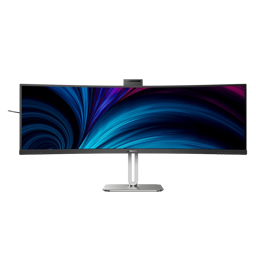 Zeige Details für Philips 49B2U6903CH 49 Zoll DQHD Curved Monitor, Webcam, Mikrofon, RJ45, höhenverstellbar (5120x1440, HDMI, DisplayPort, USB-C, USB Hub) schwarz Bild von Philips 49B2U6903CH 49 Zoll DQHD Curved Monitor, Webcam, Mikrofon, RJ45, höhenverstellbar (5120x1440, HDMI, DisplayPort, USB-C, USB Hub) schwarz