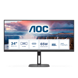 Zeige Details für AOC U34V5C Office Monitor - Höhenverstellung, 100 Hz, USB-C Bild von AOC U34V5C Office Monitor - Höhenverstellung, 100 Hz, USB-C
