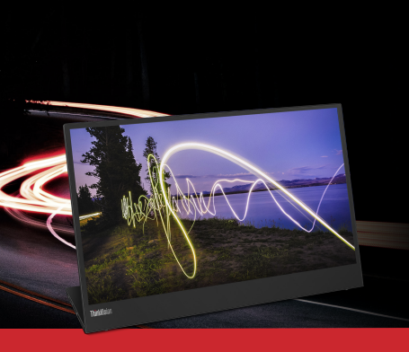 Lenovo ThinkVision M15 Mobiler Monitor -2x USB Type-C 3.2 Gen1 