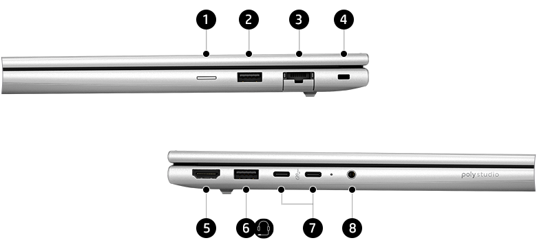 HP ProBook 4 G1i 16 – Ports