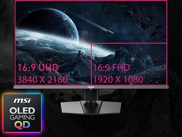 MSI MPG 322URXDE QD-OLED Gaming Monitor - 4K UHD, 240Hz, 0,03ms _2