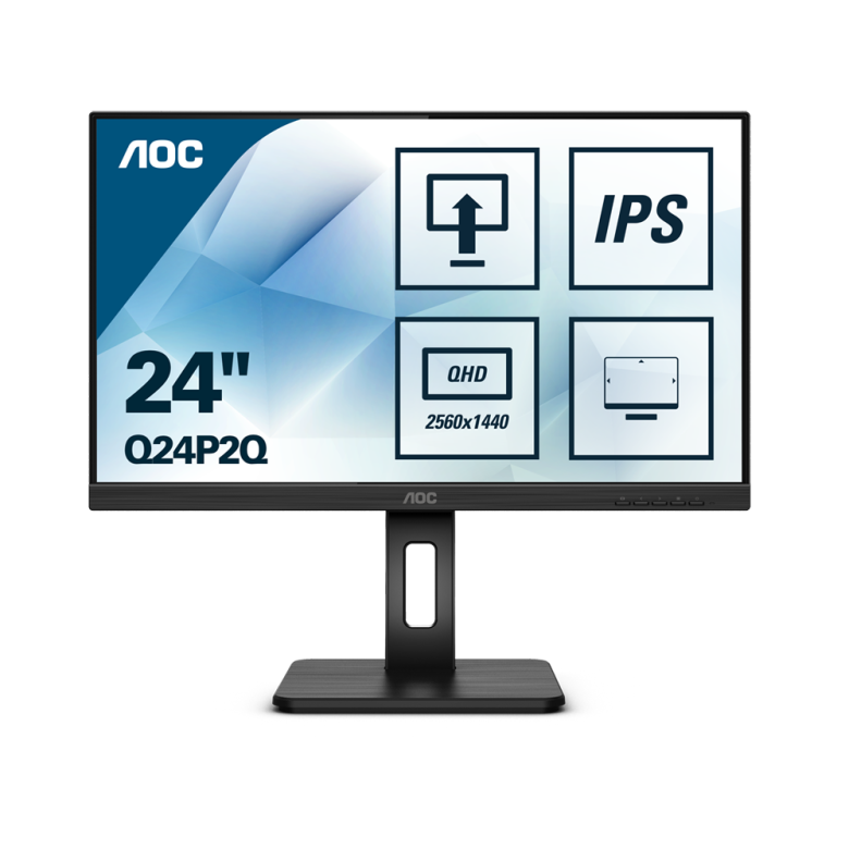 AOC Q24P2Q Office Monitor - IPS, QHD, Höhenverstellung_1