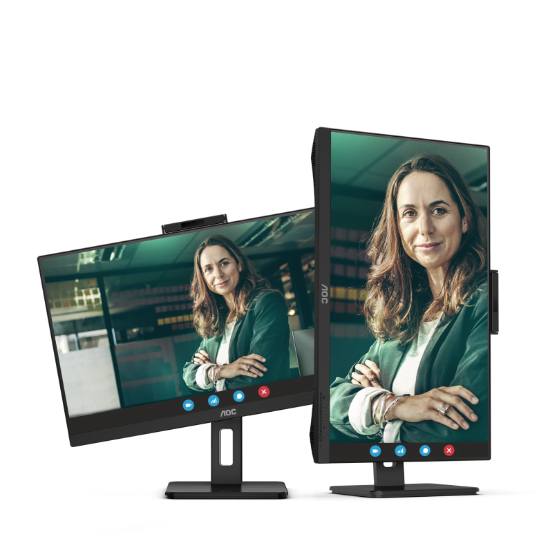 AOC 24P3QW QHD Monitor - IPS, Höhenverstellung, Webcam, USB-Hub_14