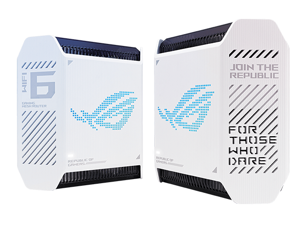 ASUS ROG Rapture GT6 WiFi 6 Mesh Router Weiß_1