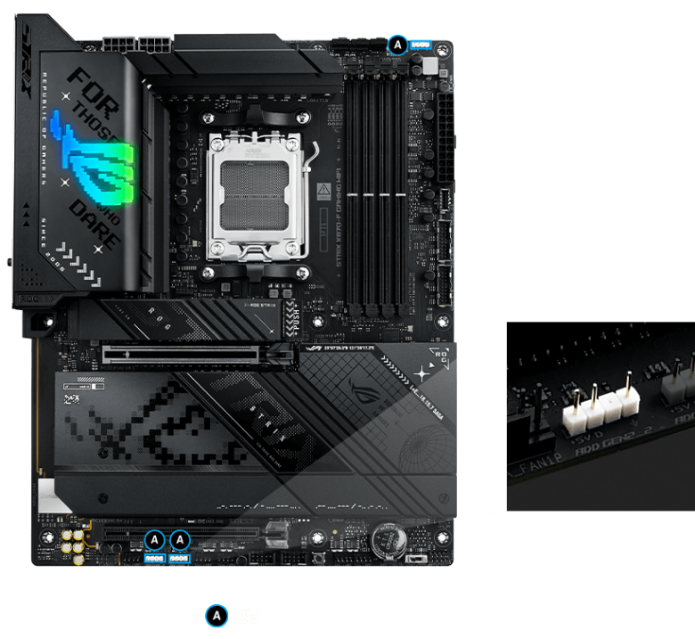 ASUS ROG STRIX X870-F GAMING WIFI Mainboard Sockel AM5_42