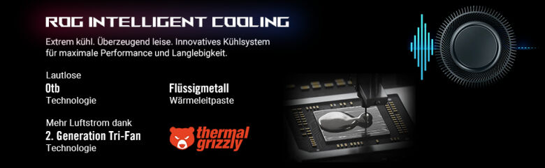 ROG intelligent cooling