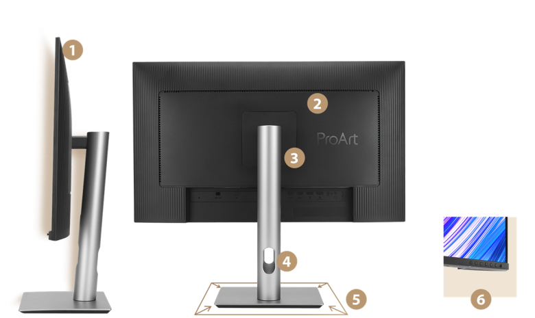 ASUS ProArt PA279CRV Business Monitor -  IPS, UHD, Pivot, USB-C_6