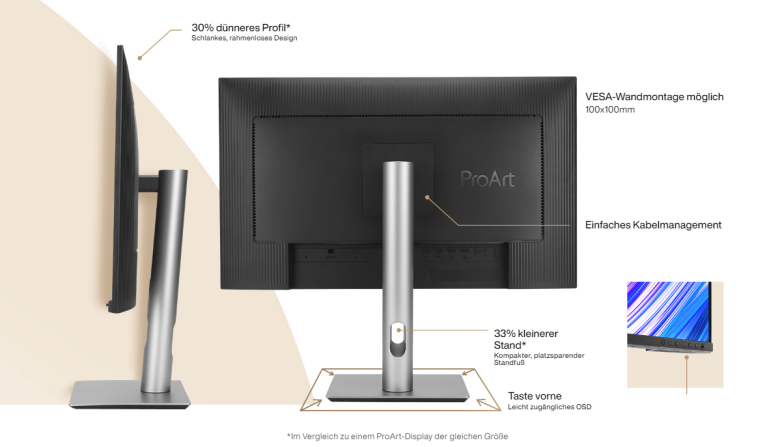 ASUS ProArt PA329CRV Business Monitor -  IPS, UHD, Pivot, USB-C_6