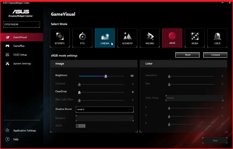 ASUS ROG Swift OLED PG27AQDM Gaming Monitor - 240Hz, Pivot, USB_18