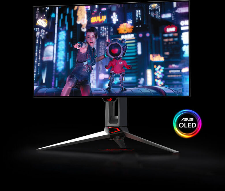 ASUS ROG Swift OLED PG27AQDM Gaming Monitor - 240Hz, Pivot, USB_7