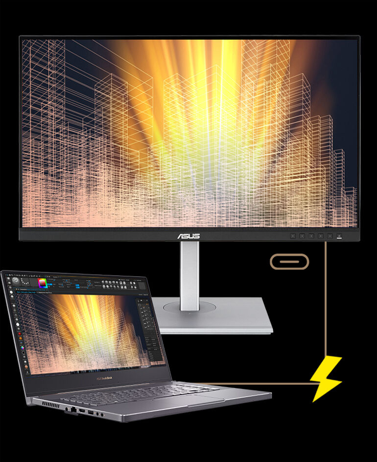 ASUS ProArt PA278CV Creator Monitor - IPS, Lautsprecher, USB-C_3