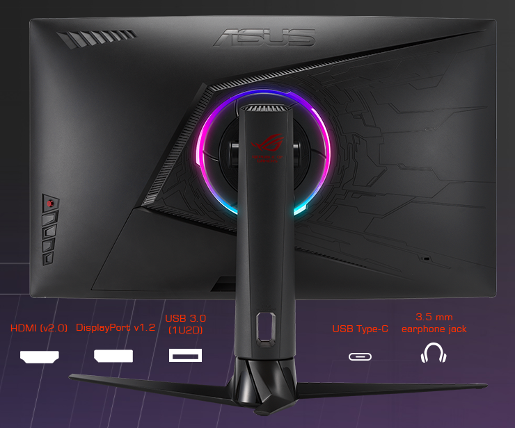 ASUS ROG Strix XG32VC Gaming Monitor - Curved, FreeSync Premium_10