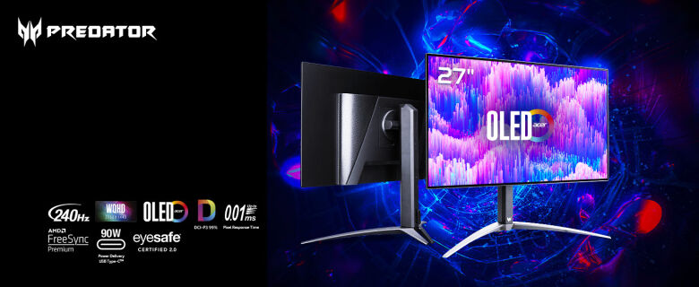 Acer Predator X (X27UX1biiphx) 26,5 Zoll QD-OLED Gaming Monitor_1