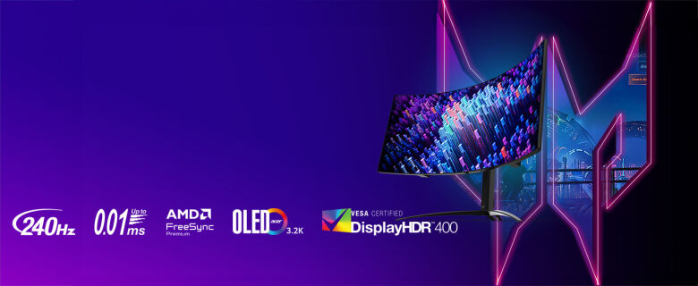 Acer Predator X39 (X39bmiiphuzx) 39,0 Zoll WQHD OLED Curved Gaming_1