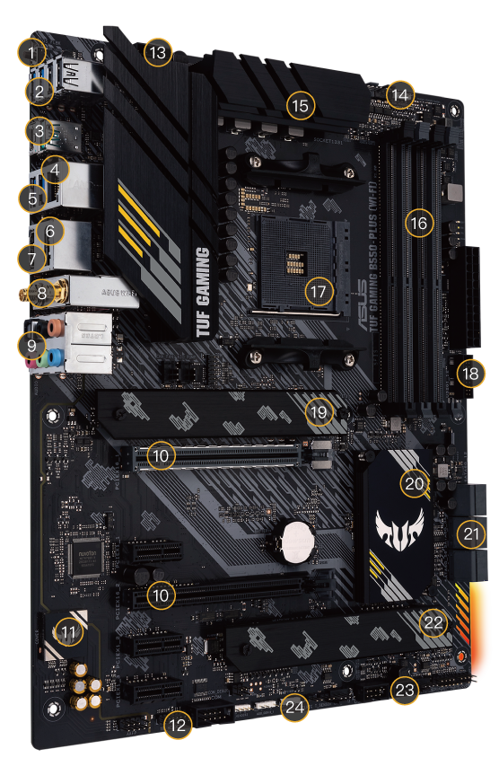 ASUS TUF Gaming B550-Plus WIFI II Mainboard_3
