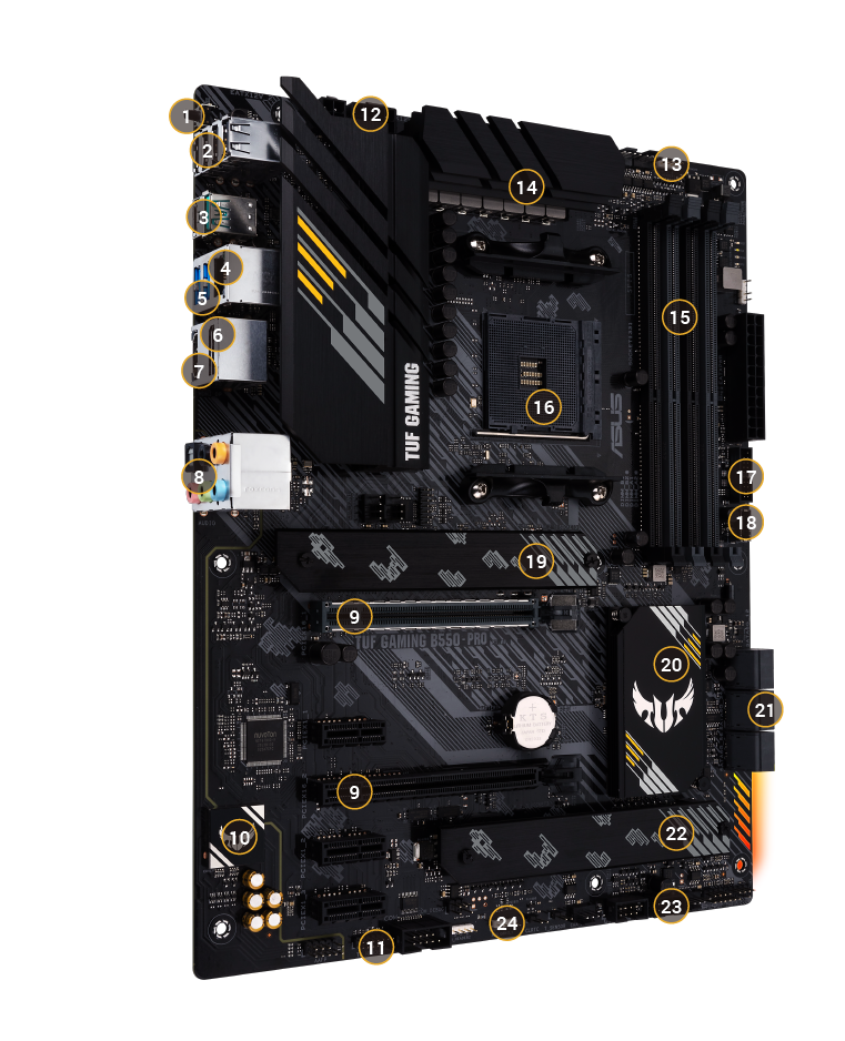 Asus TUF GAMING B550-PRO Mainboard_3