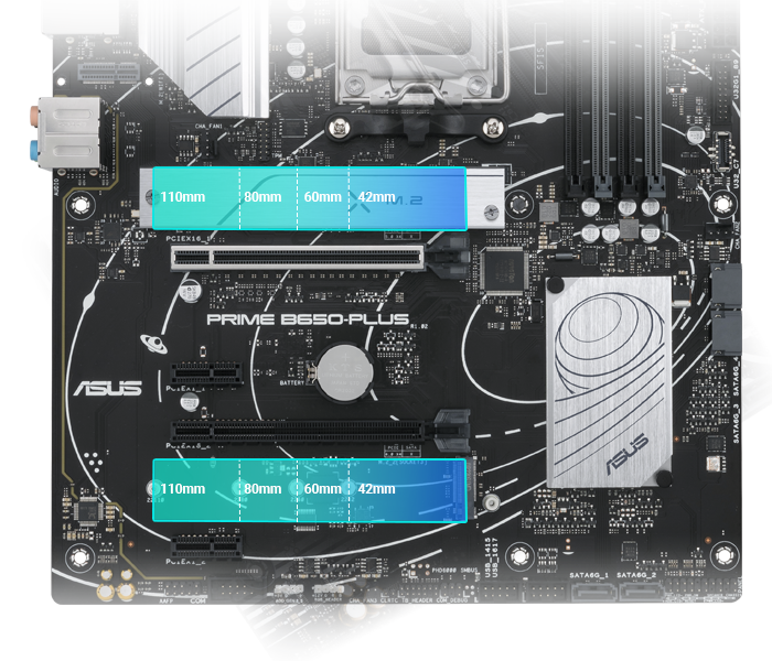 ASUS PRIME B650-PLUS Mainboard Sockel AM5_6