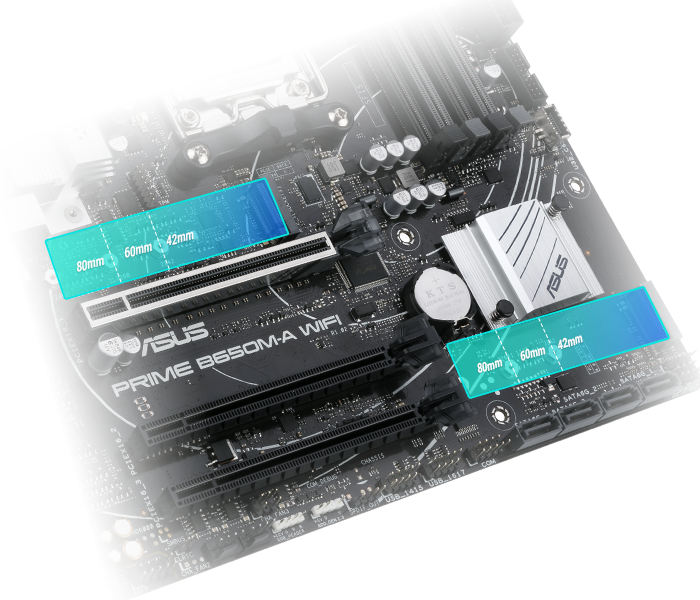 ASUS PRIME B650M-A WIFI Mainboard Sockel AM5_6