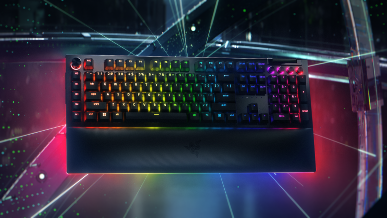 Razer BlackWidow V4 Pro Gaming Tastatur (gelbe Switches)_1