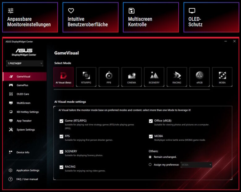 ASUS ROG SWIFT PG32UCDP 32 Zoll 4K, 240-480Hz, OLED Gaming Monitor_5
