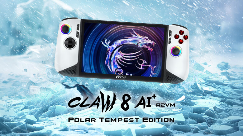 MSI Claw 8 AI+ A2VM-091 Polar Tempest Edition_1
