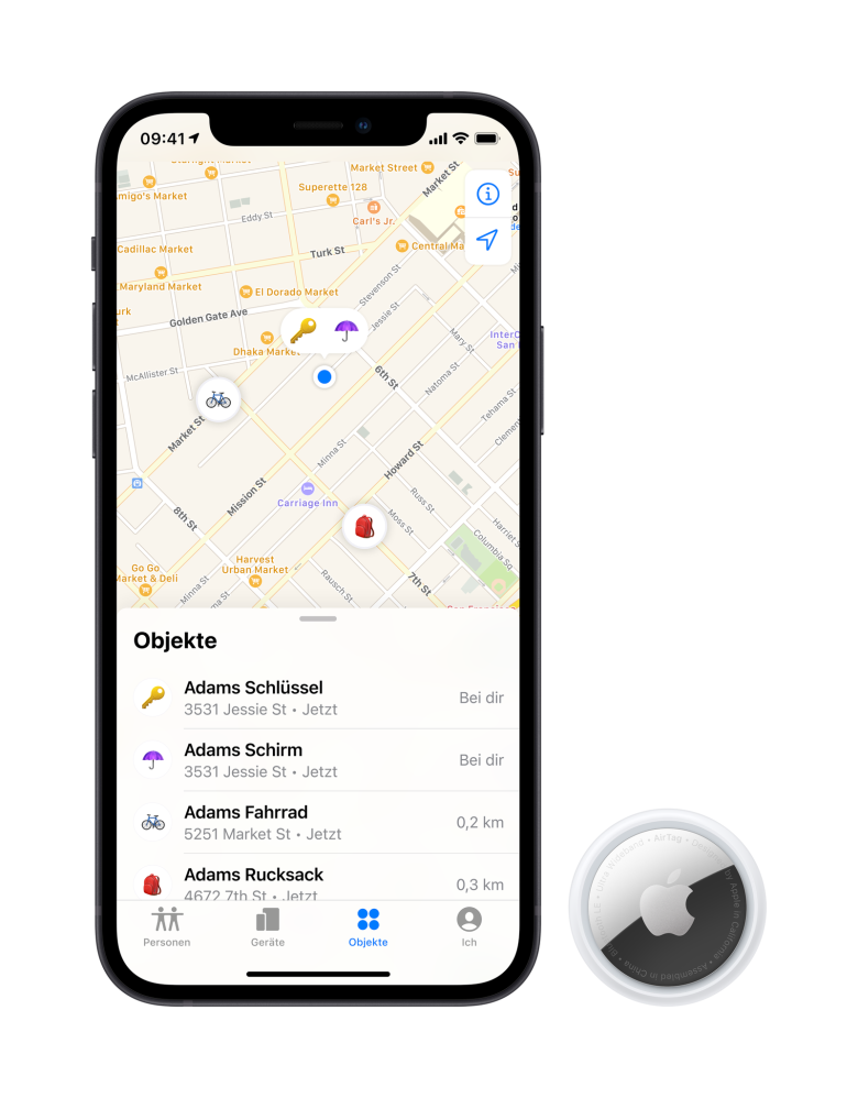 Apple AirTag 4er-Pack MX542ZM/A