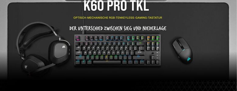 Corsair K60 PRO TKL RGB Optisch-mechanische Tenkeyless-_1