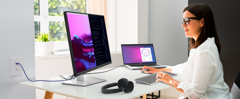 Dell P2723QE Office Monitor - IPS, 4K UHD, Höhenverstellung_1