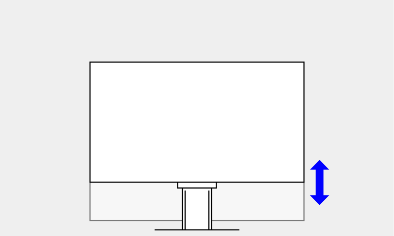Eizo FlexScan EV2360-WT Office Monitor - Höhenverstellung, Pivot_13
