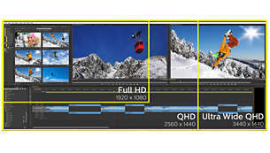 Philips 346P1CRH Office Monitor - UWQHD, Webcam, USB-C_1
