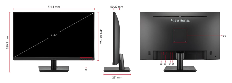ViewSonic VA3208-4K-HD Monitor_9