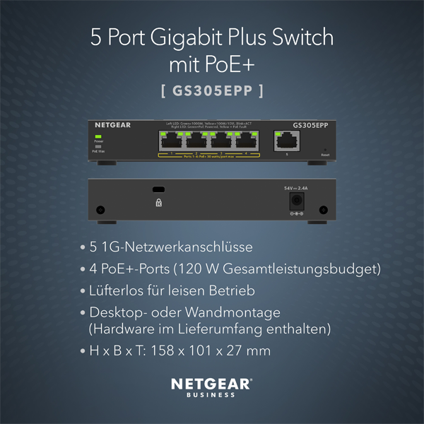 NETGEAR GS305EPP SOHO Plus Switch_2